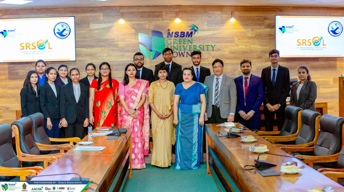 NSBM’s first-ever Students’ Research Symposium in Operations and Logistics