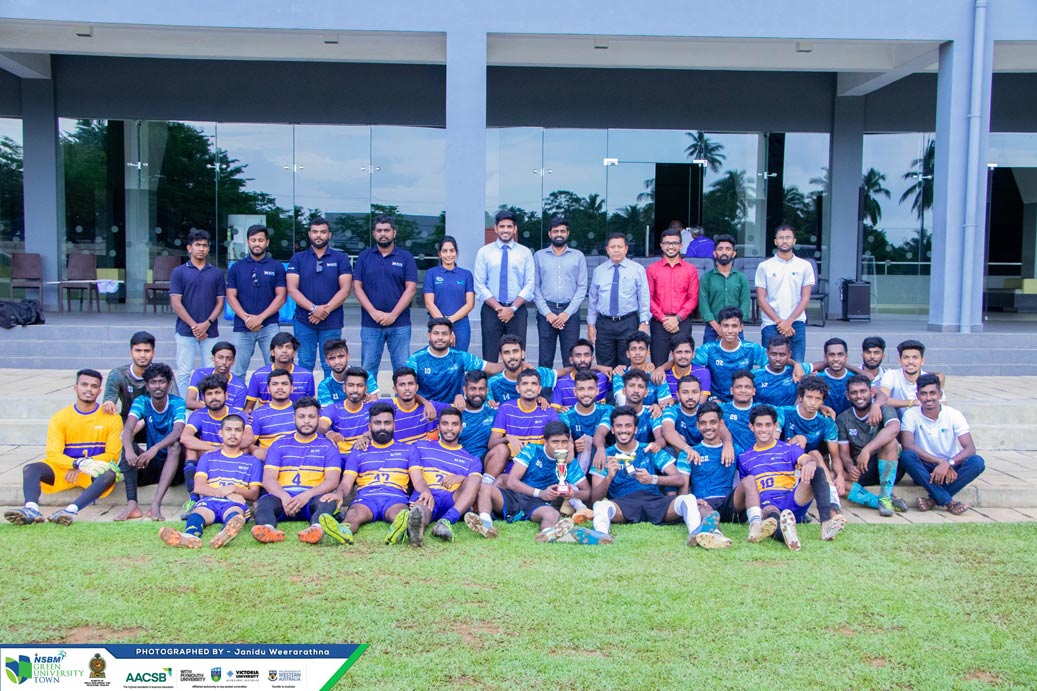 Friendly Football Encounter between NSBM and SLTC